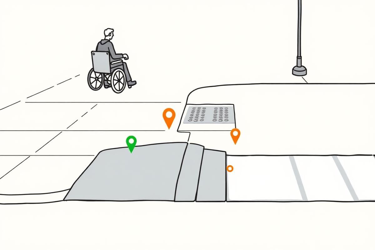 Illustrazione del percorso PEBA